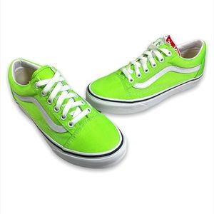 New Vans Old Skool Neon Green Sneaker Shoes women’s size 6